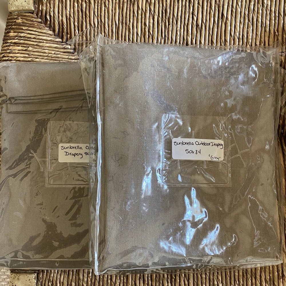 Restoration Hardware Sunbrella Outdoor Drapery Panels
